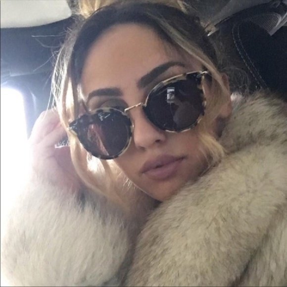 Celine Accessories - Celine Round Sunglasses Frame Green Havana